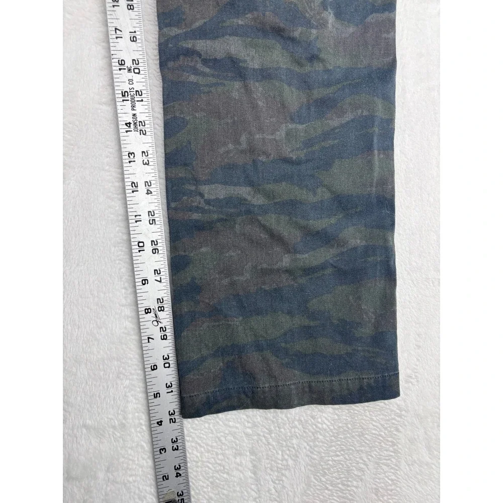 Salty Crew Mens 34x32 Cargos Tiger Stripe Dark Camo Cargo Pants Dark Green Brown